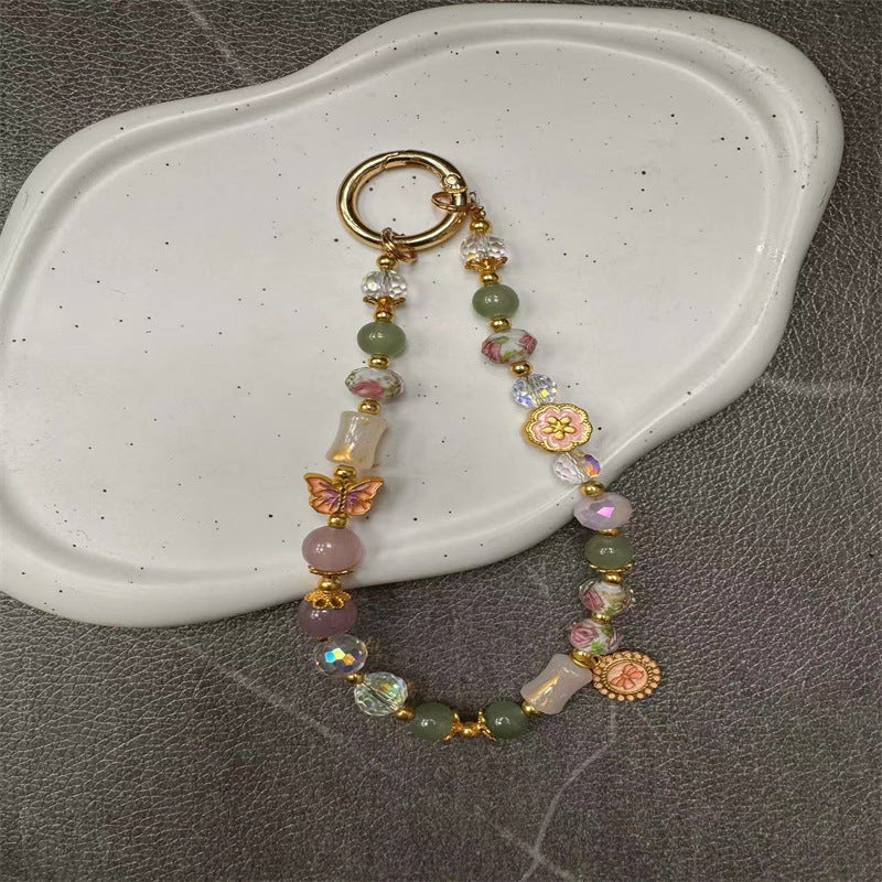 Decorative Beaded Charm Keychain Stornfield 1790135355