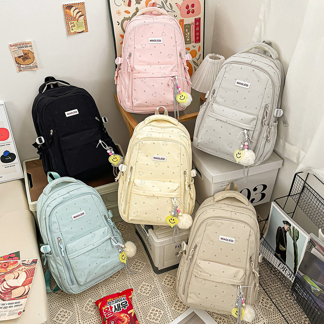 Playful Polka Dot Design Backpack Stornfield