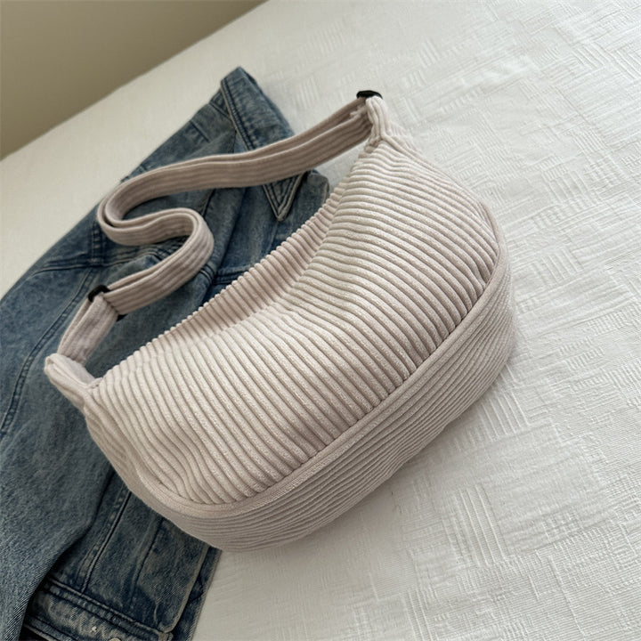 Corduroy Hobo Bag