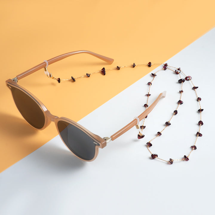 Delicate Gemstone Bead Eyewear Chain Stornfield