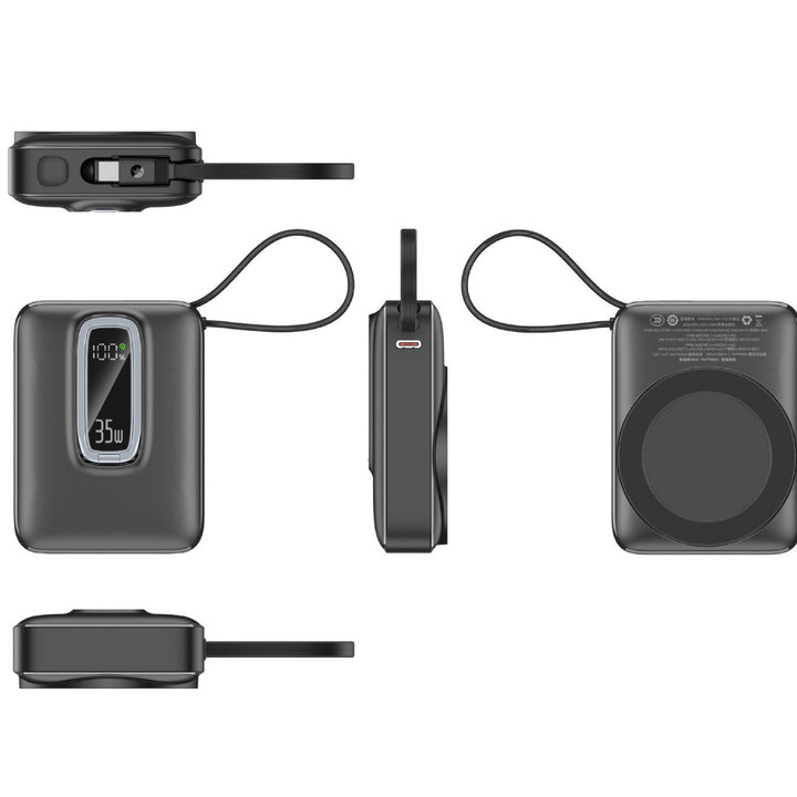 Portable Power Bank with Innovative Wireless Charging Function and Digital Charging Indicator Stornfield