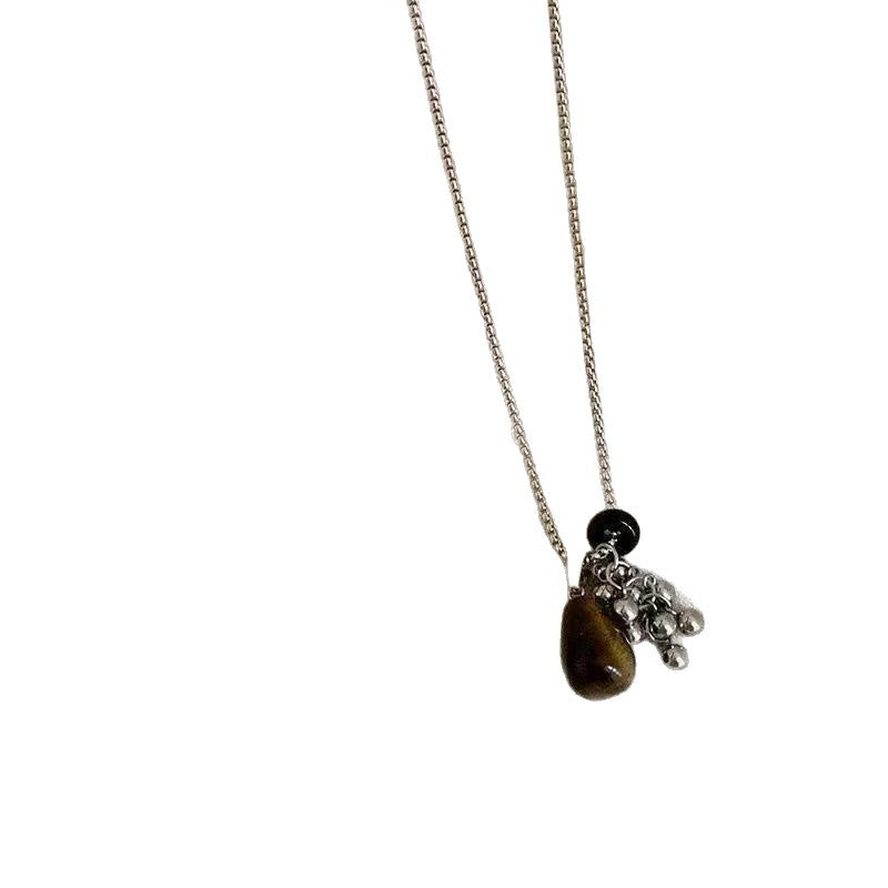 Bohemian Pendant Necklace with Gemstone Charm Stornfield