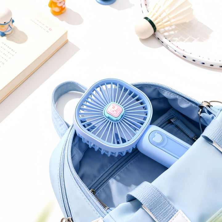 Women's portable hand fan with cute bear design Stornfield