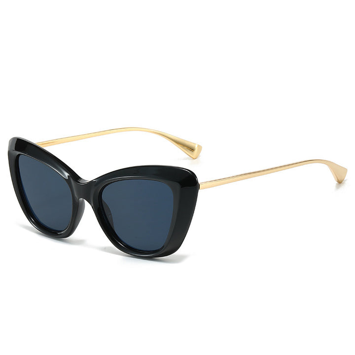 Ladies Cat-Eye Sunglasses with Elegant Metal Frame Stornfield