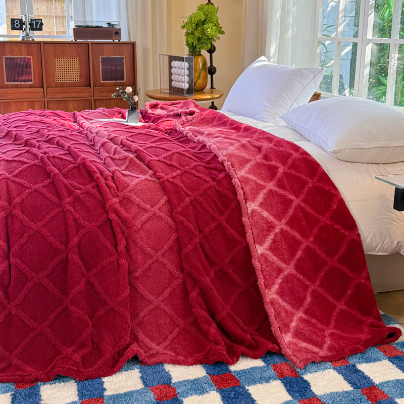 Plush Decorative Throw Blanket