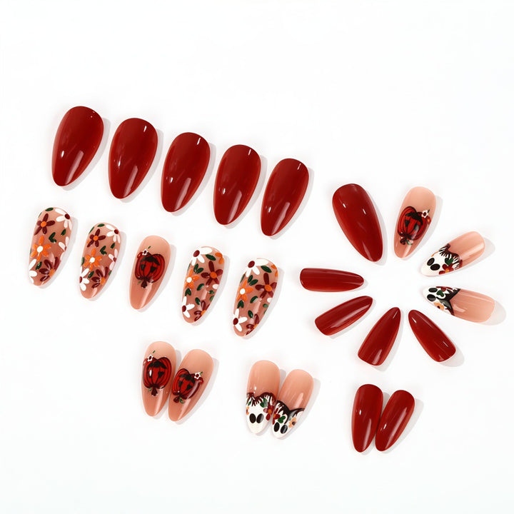 Artificial nails with autumn motifs Stornfield