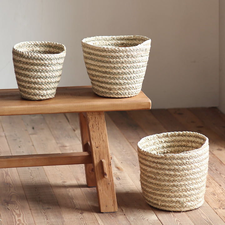 Handwoven storage basket Stornfield