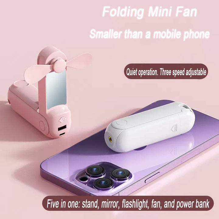 Women Portable USB Fan with Flexible Mount Stornfield