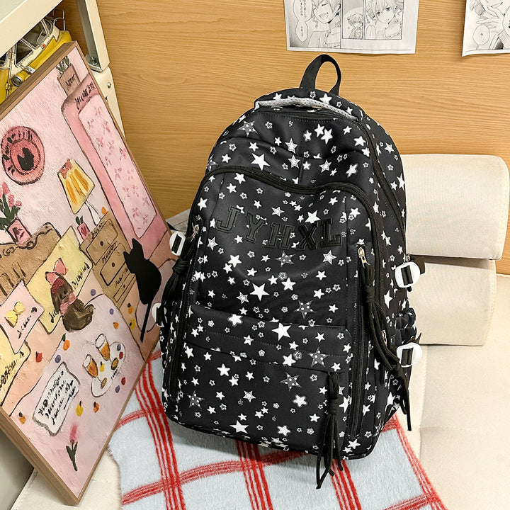 Stylish Star-Printed Backpack Stornfield 1791205378
