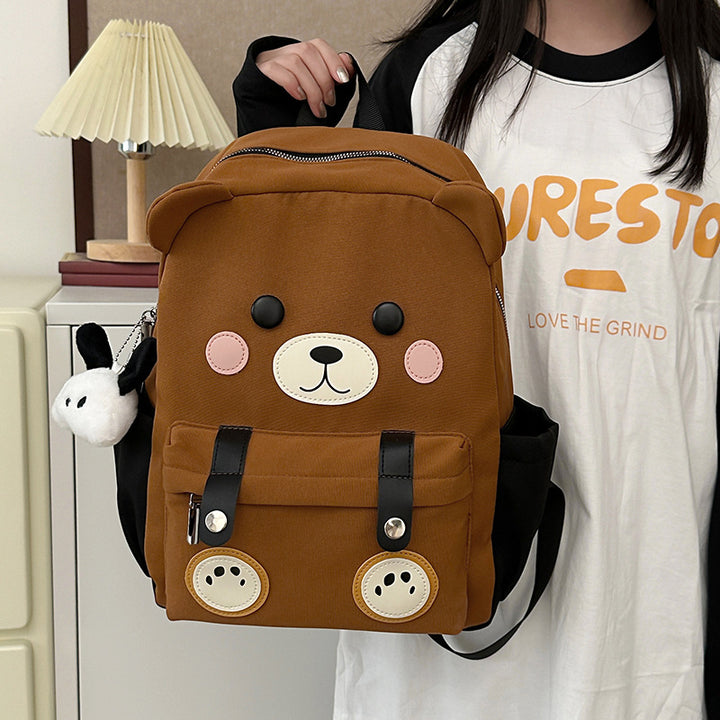 Plush backpack with bear design Stornfield