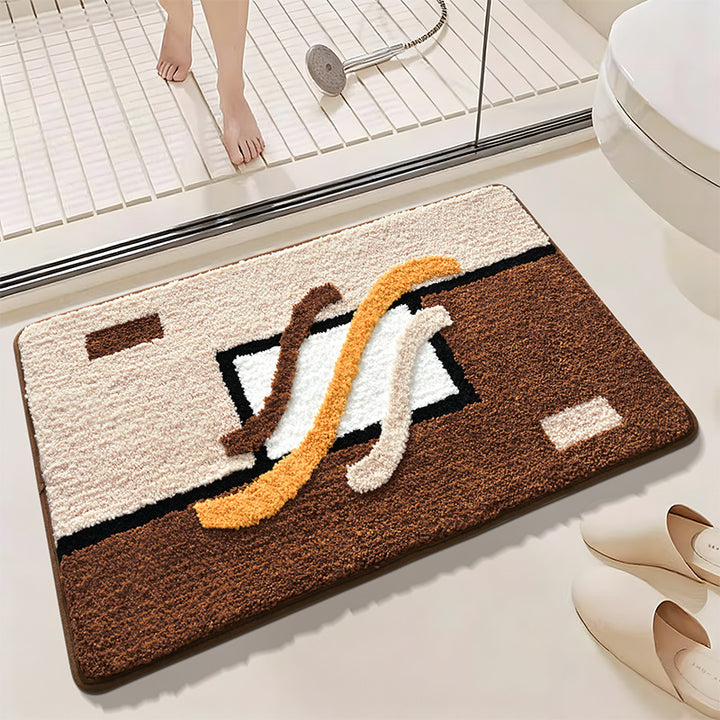 Abstract Pattern Bath Mat