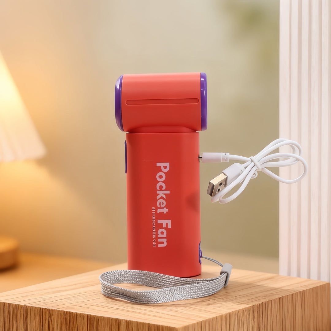 Ladies Portable Mini Fan with USB Charging Function and Lightweight Design Stornfield