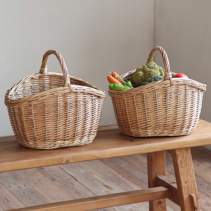 Storage basket made of natural rattan Stornfield
