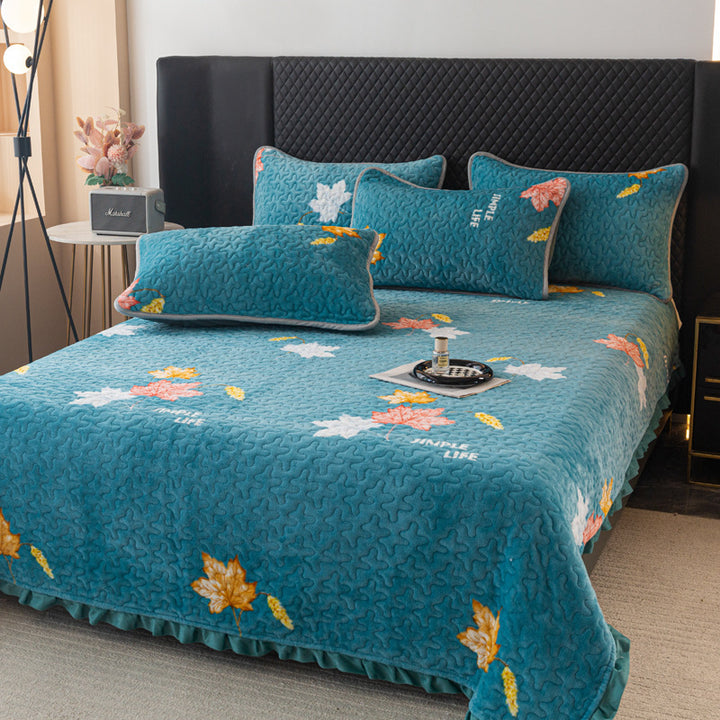 Playful Cartoon-Themed Bedspread Set
