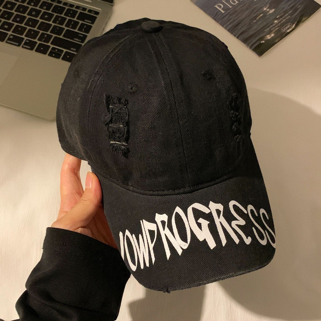 Women's Distressed Cotton Baseball Cap Stornfield 1784188446