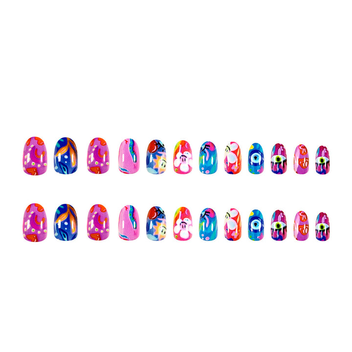 Creative and colorful nail art Stornfield