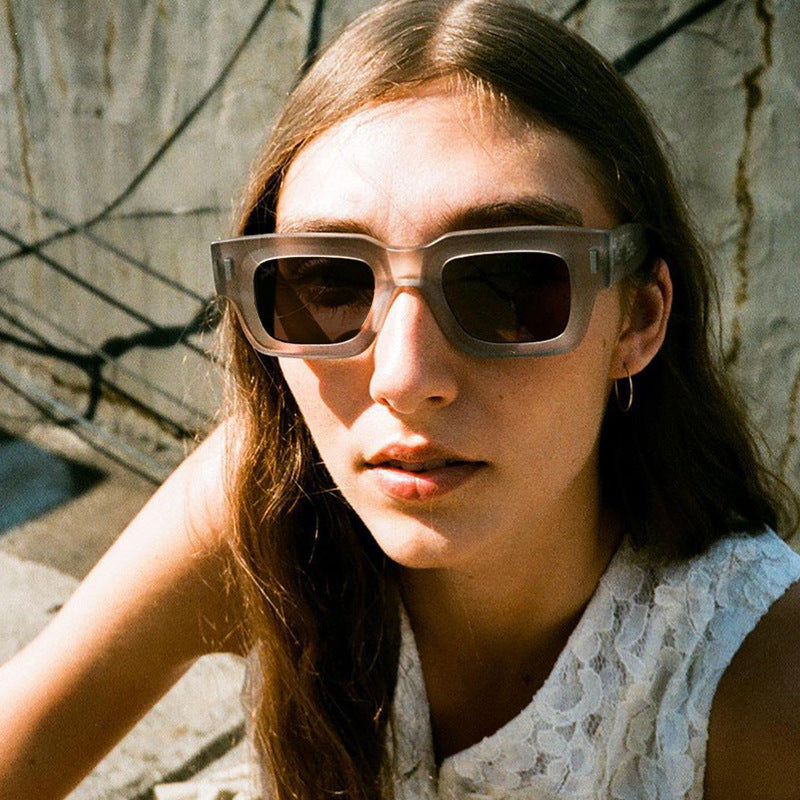 Women's Fashion Square Sunglasses with Robust Frame and Polarized Lenses Stornfield