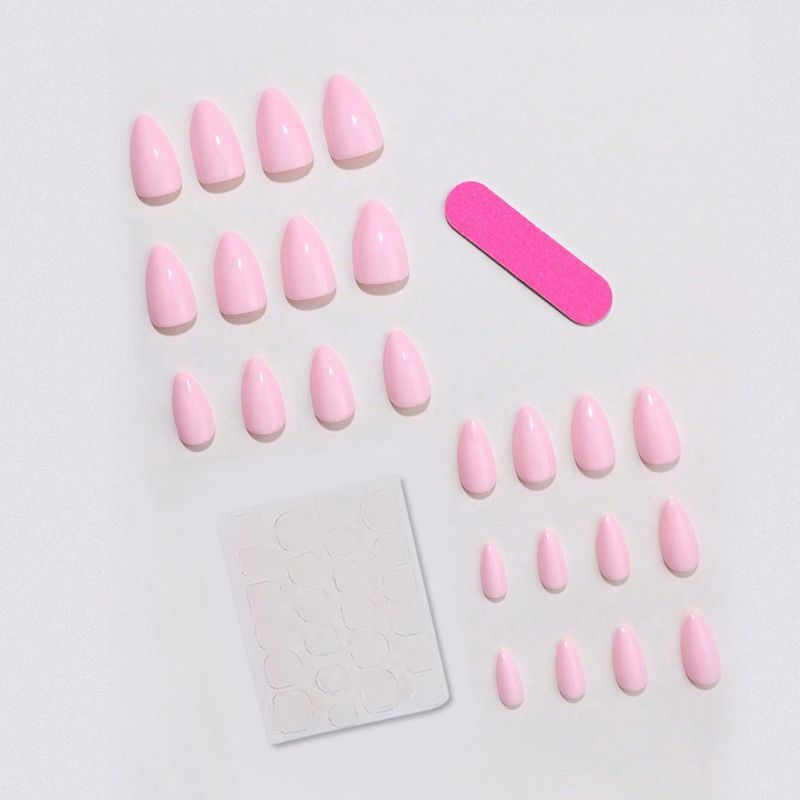 Acrylic nail set with elegant and natural designs Stornfield