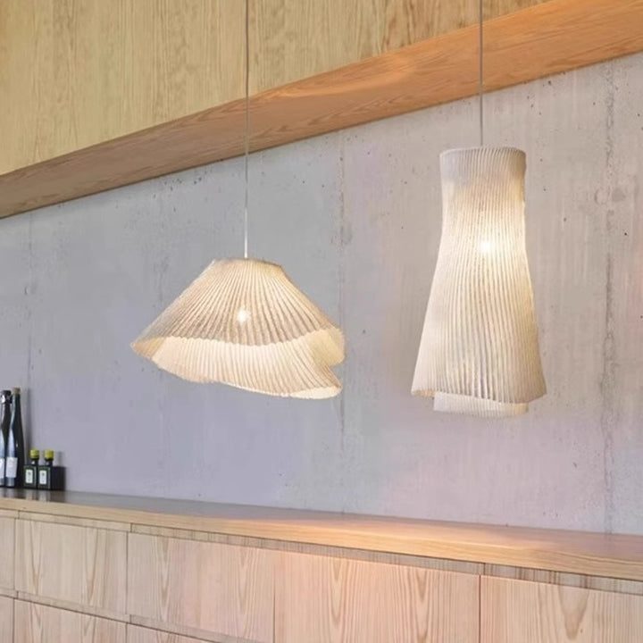 Elegant Pleated Pendant Light Fixture