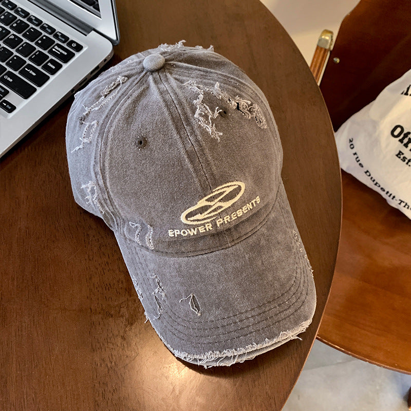 Men's Distressed Denim Baseball Cap Stornfield 1784270624