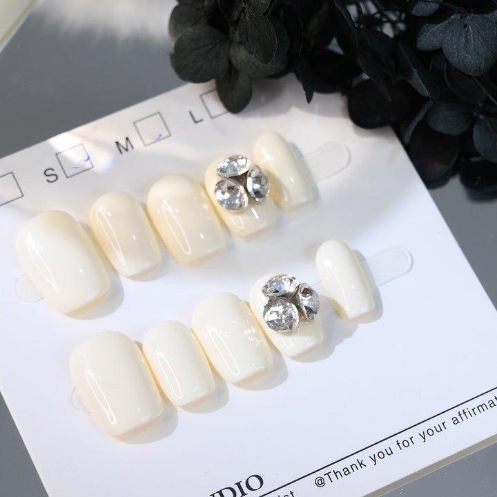 Decorative Rhinestone Press-On Nail Set Stornfield