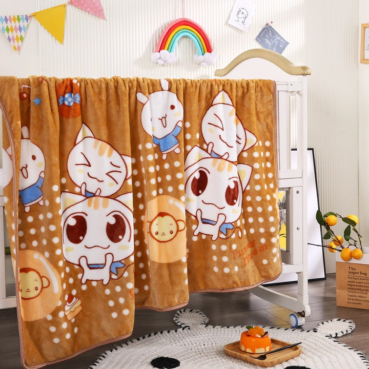 Children's Cartoon Character Fleece Blanket Stornfield