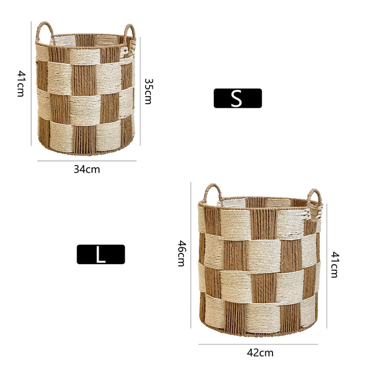 Storage basket with handles Stornfield