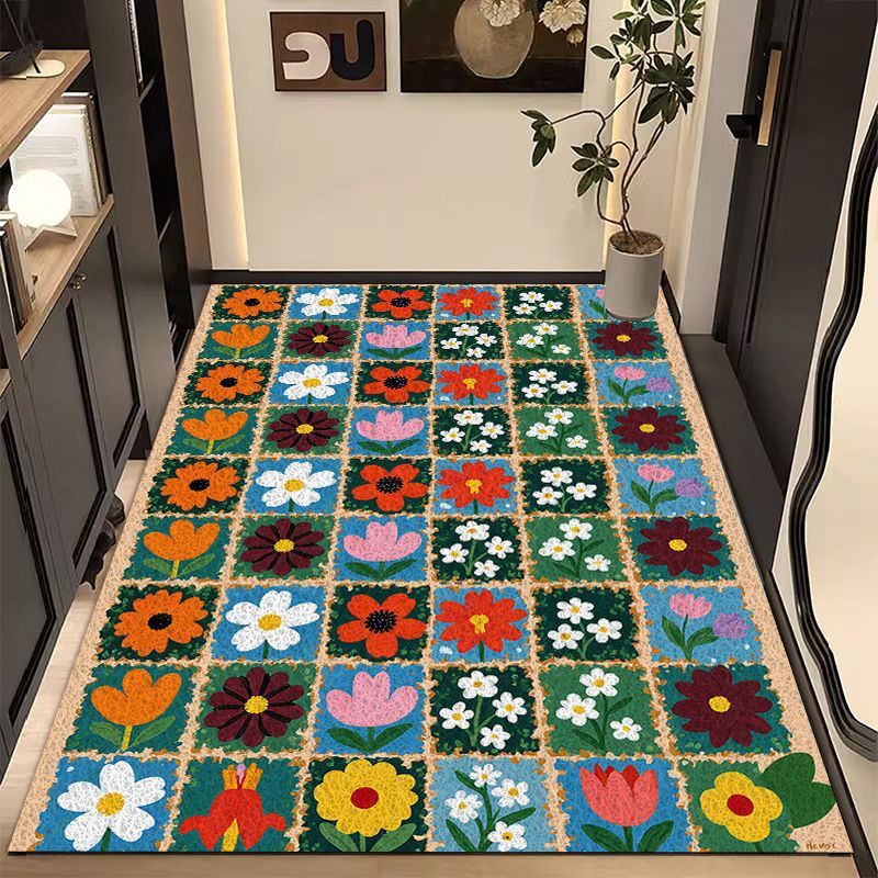 Floral Patterned Area Rug