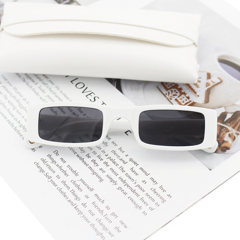 Women's fashion rectangular sunglasses with textured frame Stornfield