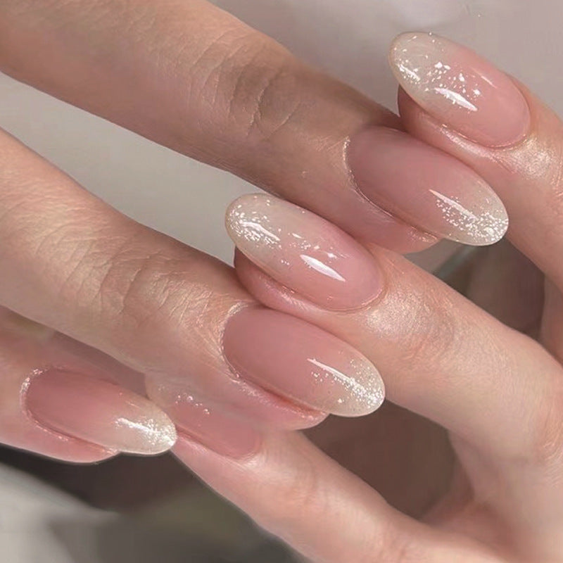 Elegant artificial nails with glitter detail Stornfield