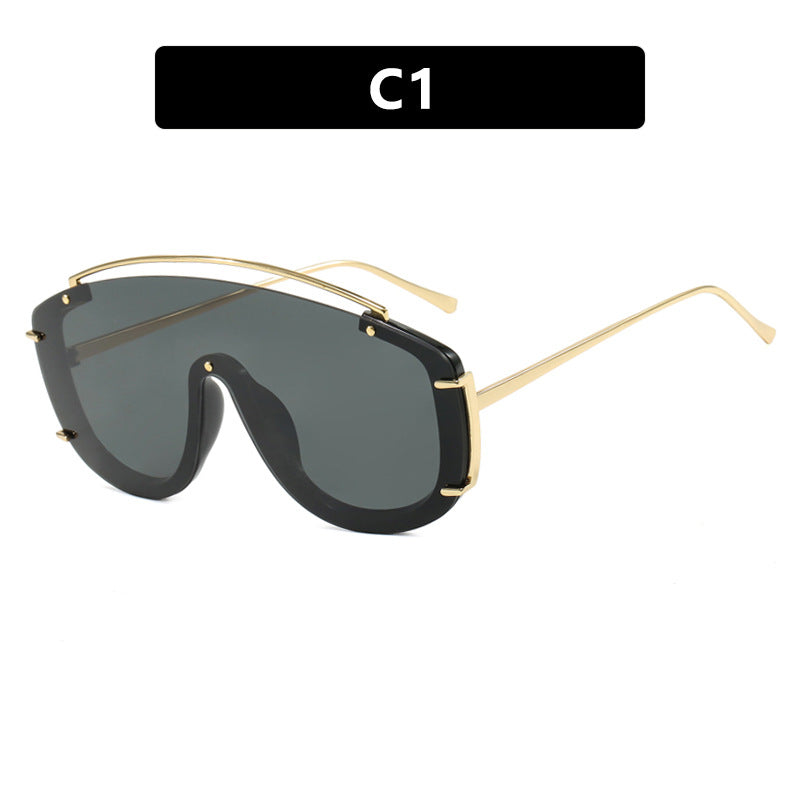 Ladies futuristic oversized sunglasses Stornfield