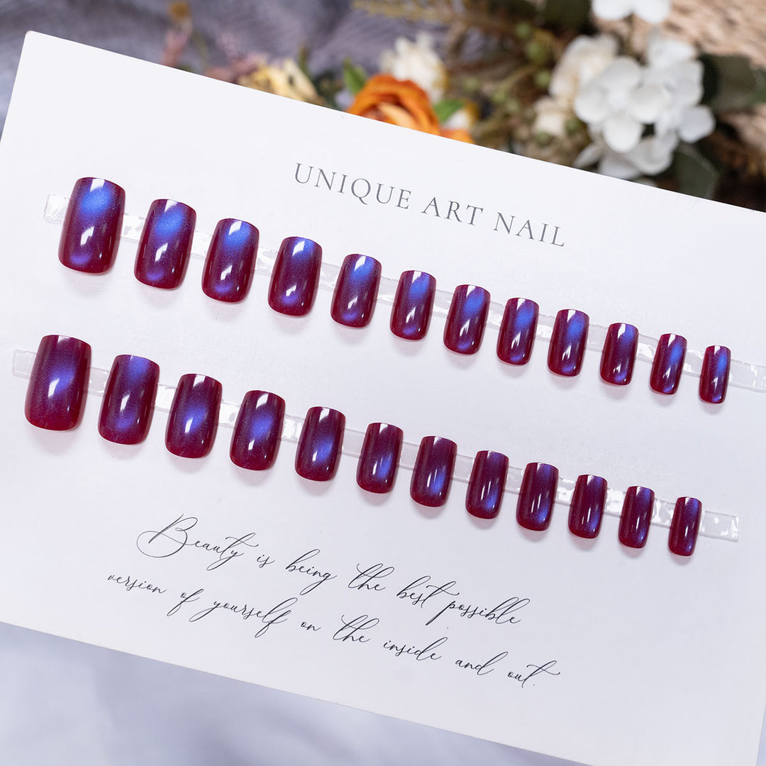 Ombre Glossy Nail Art