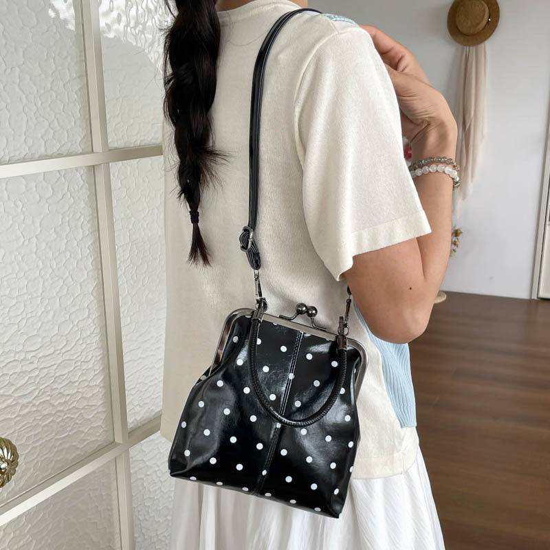 Polka Dot Vintage Handheld Purse