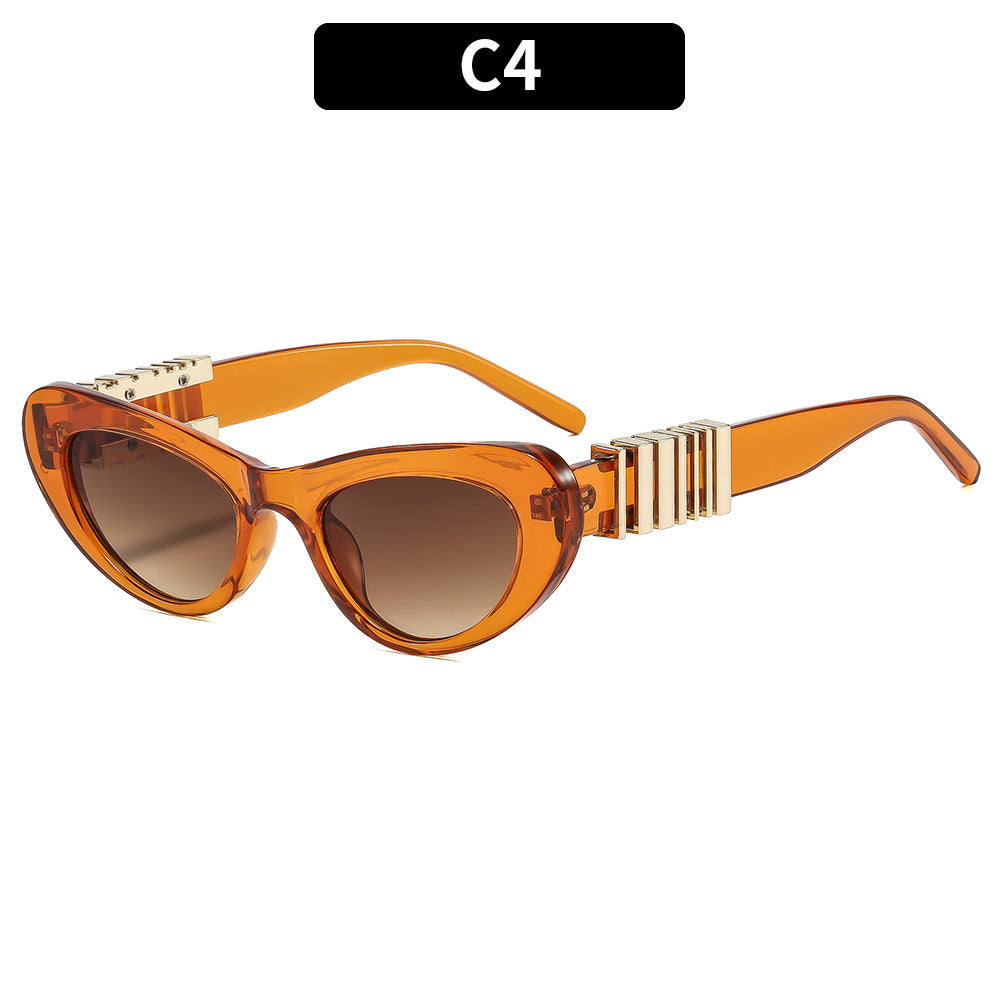 Women's Designer Sunglasses with Luxurious Metal Frame and Stylish Decorations Stornfield