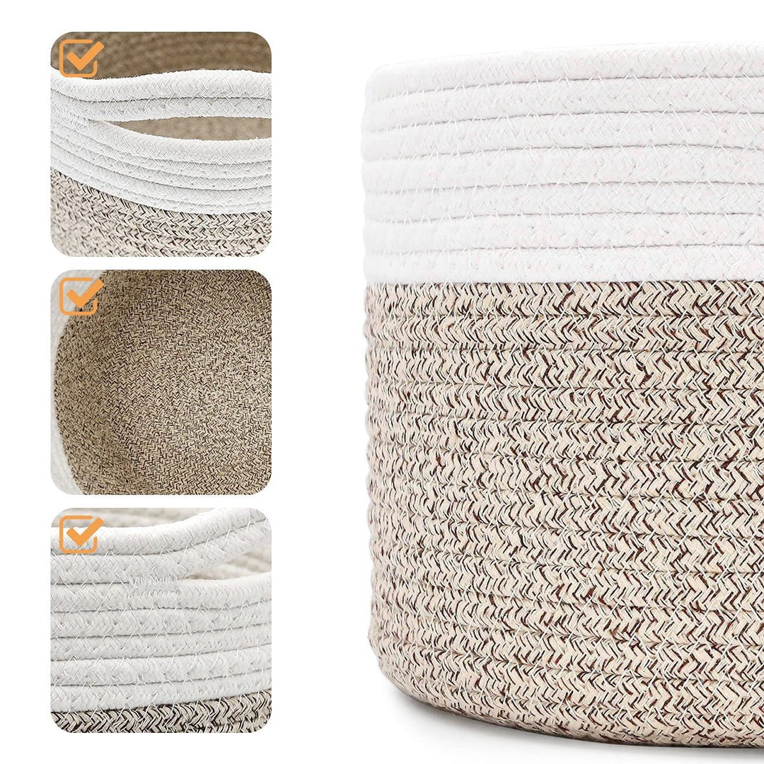 Women's High-Quality and Stylish Storage Basket with Practical Handle Stornfield