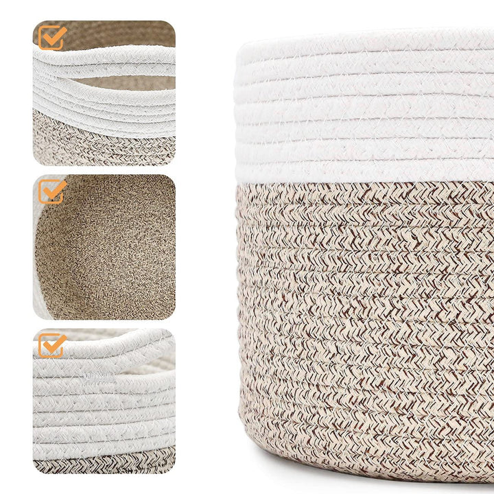 Women's High-Quality and Stylish Storage Basket with Practical Handle Stornfield