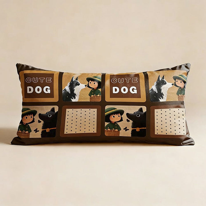 Decorative Embroidered Long Cushion