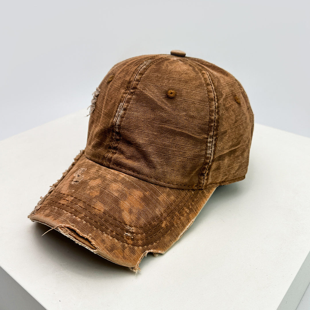 Men's Distressed Denim Baseball Hat Stornfield