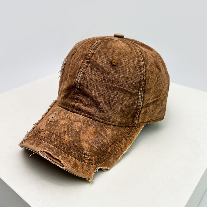 Men's Distressed Denim Baseball Hat Stornfield