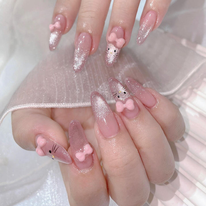 Decorative Glittery Press-On Nail Tips Stornfield