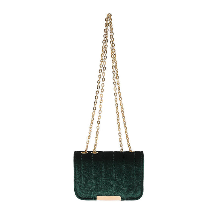 Elegant Quilted Velvet Crossbody Bag Stornfield