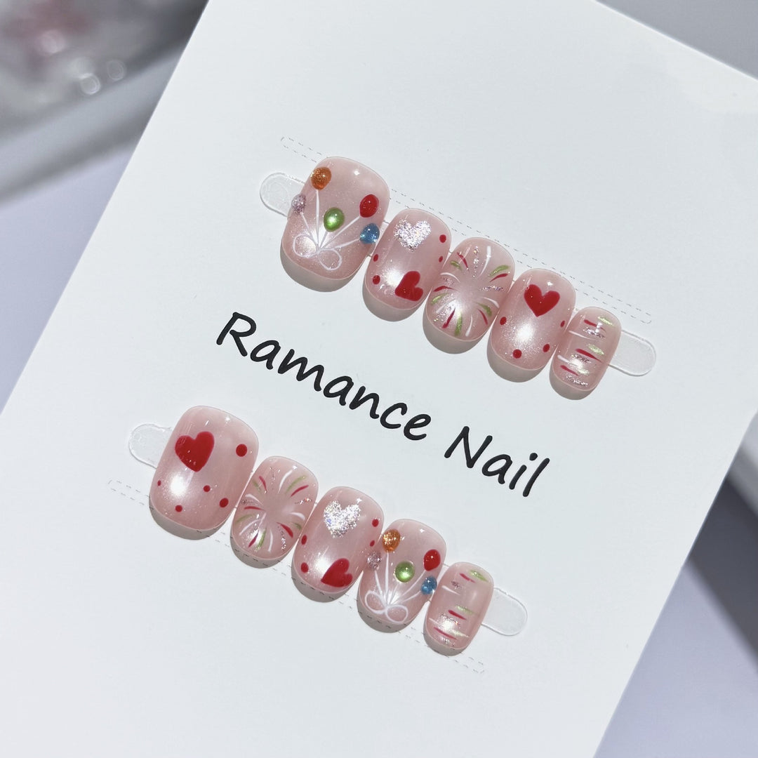 Decorative Press-On Nails Stornfield