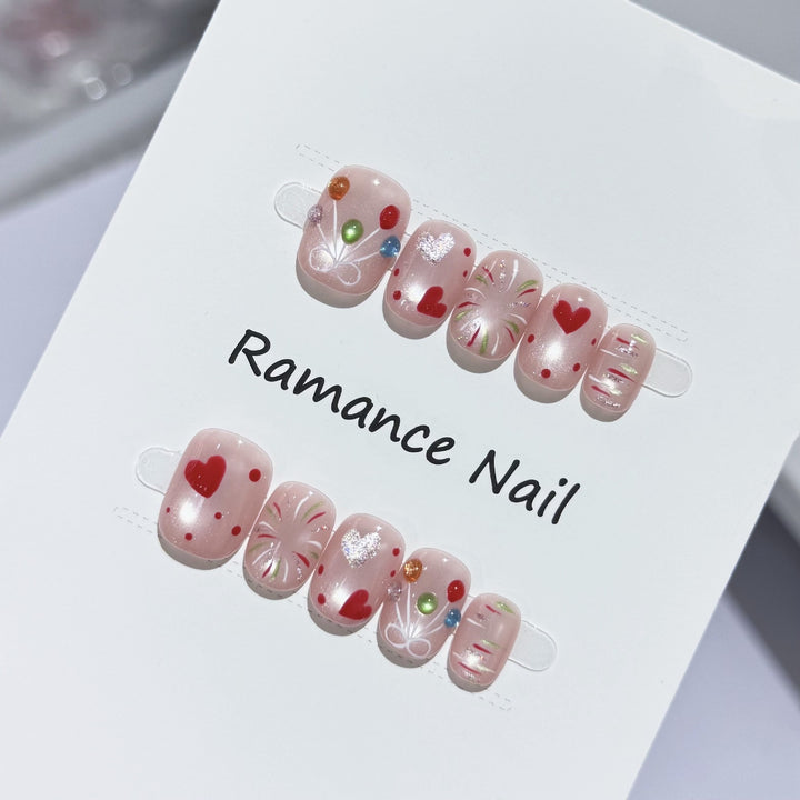 Decorative Press-On Nails Stornfield