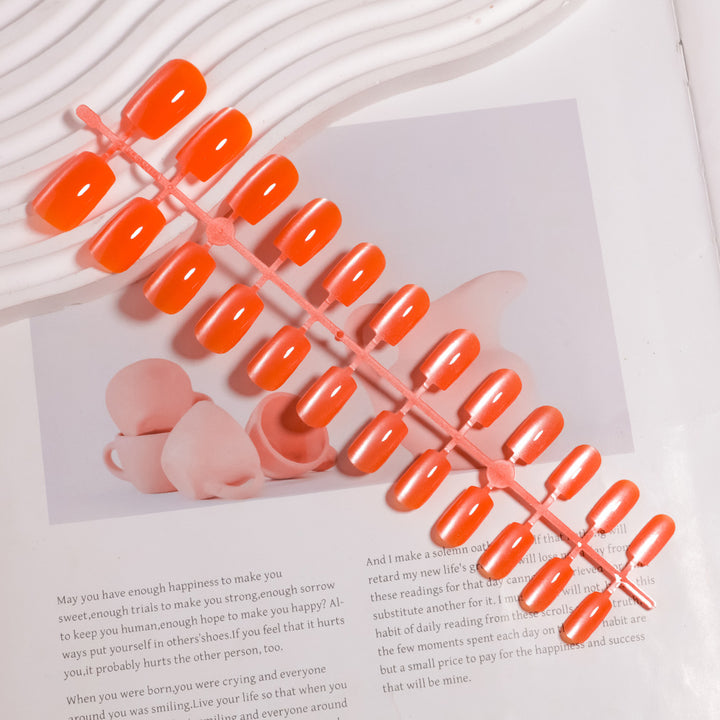 Premium Glossy Press-On Nails Stornfield
