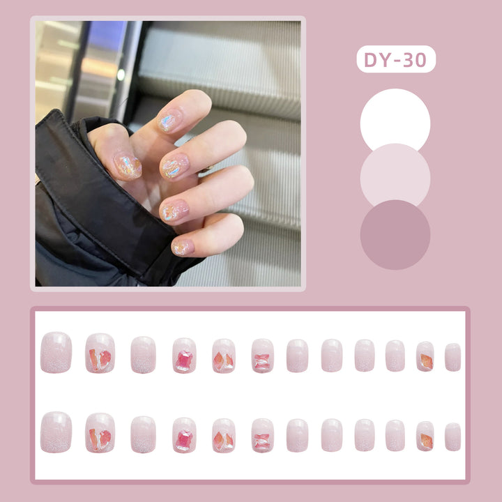 Sparkling Glittery Press-On Nail Set Stornfield
