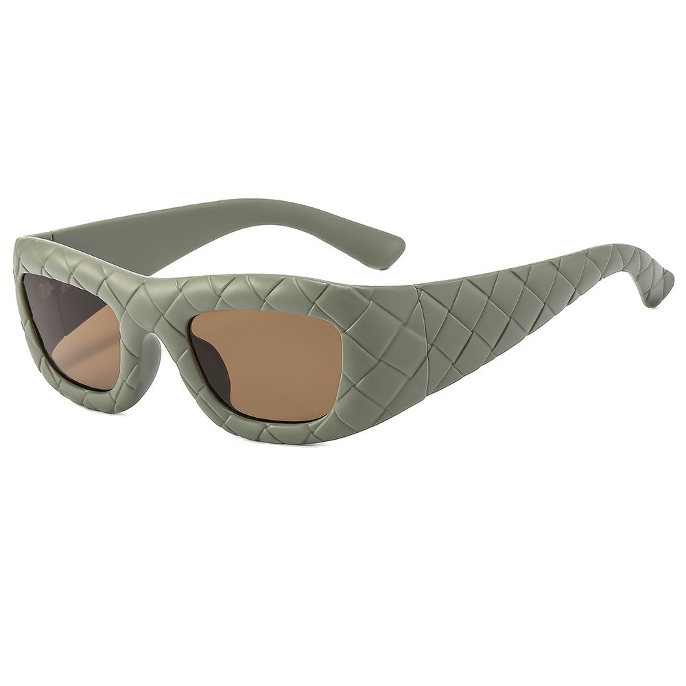 Ladies extravagant sunglasses with textured frame Stornfield