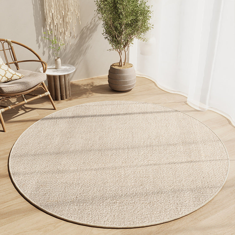 Round Textured Area Rug