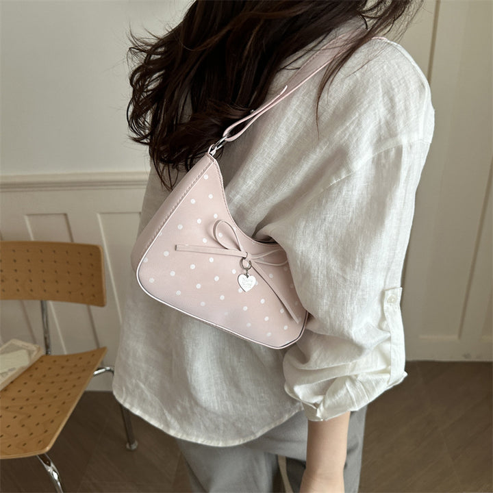 Charming Polka Dot Mini Shoulder Bag