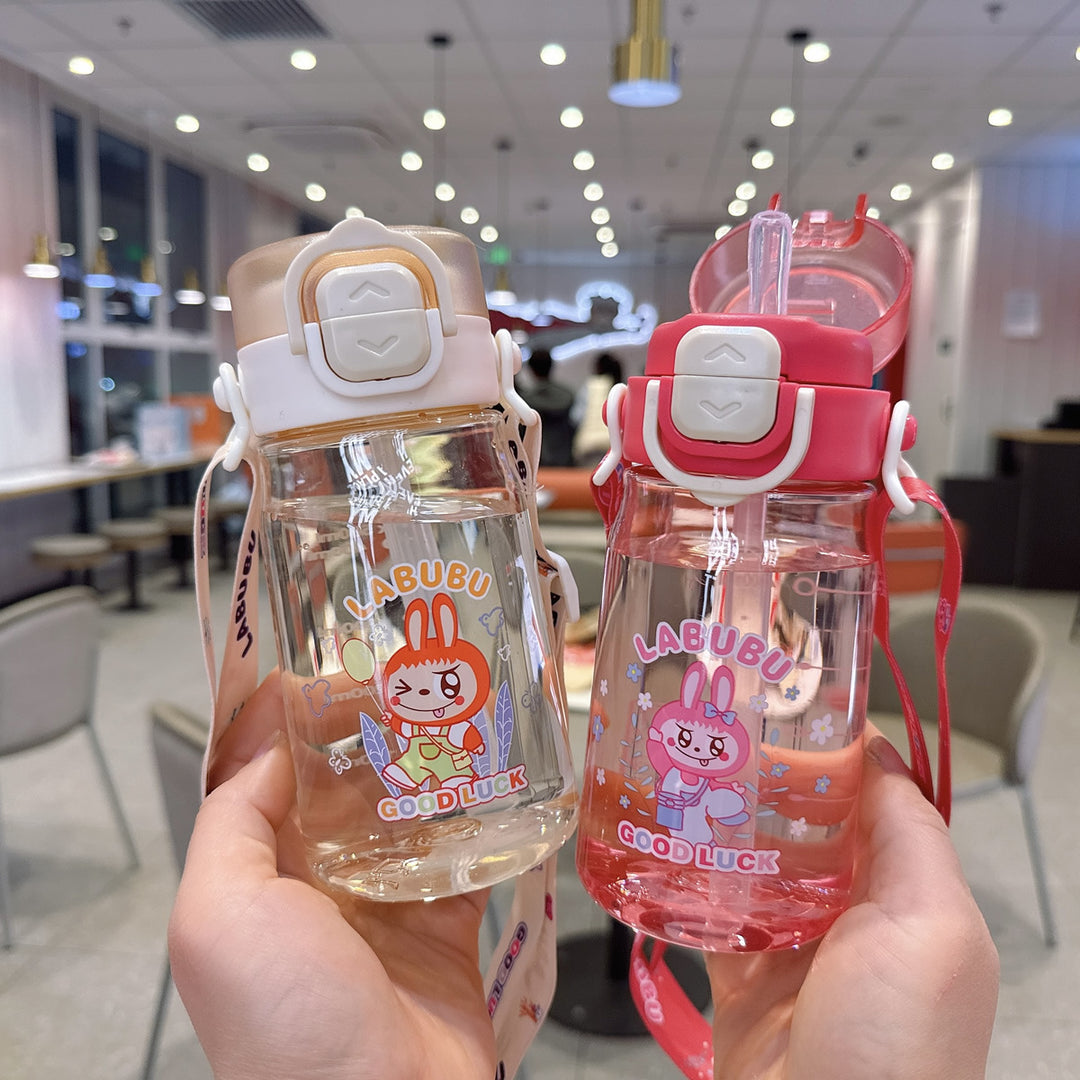 Women's Child-Safe Water Bottle with Practical Silicone Strap Stornfield