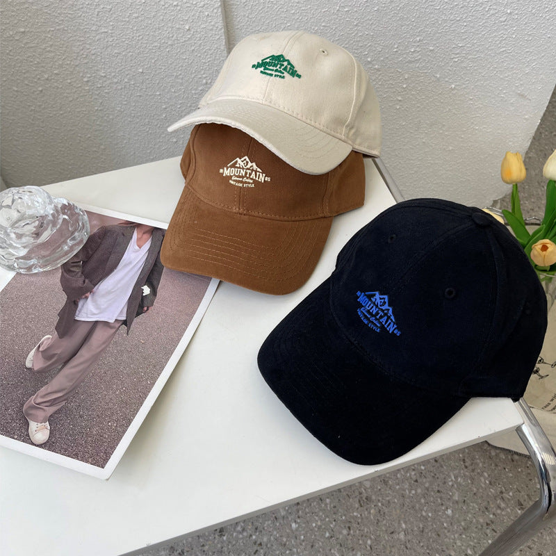 Men's Vintage-Inspired Mountain Graphic Baseball Cap Stornfield